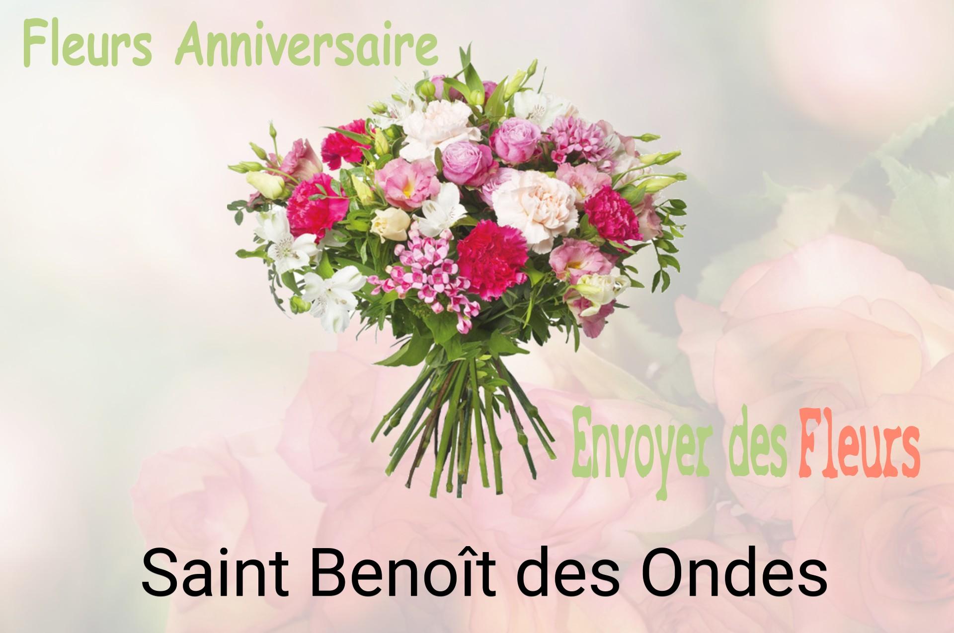 Bouquet de fleurs d’anniversaire livré à Saint-Benoît-des-Ondes