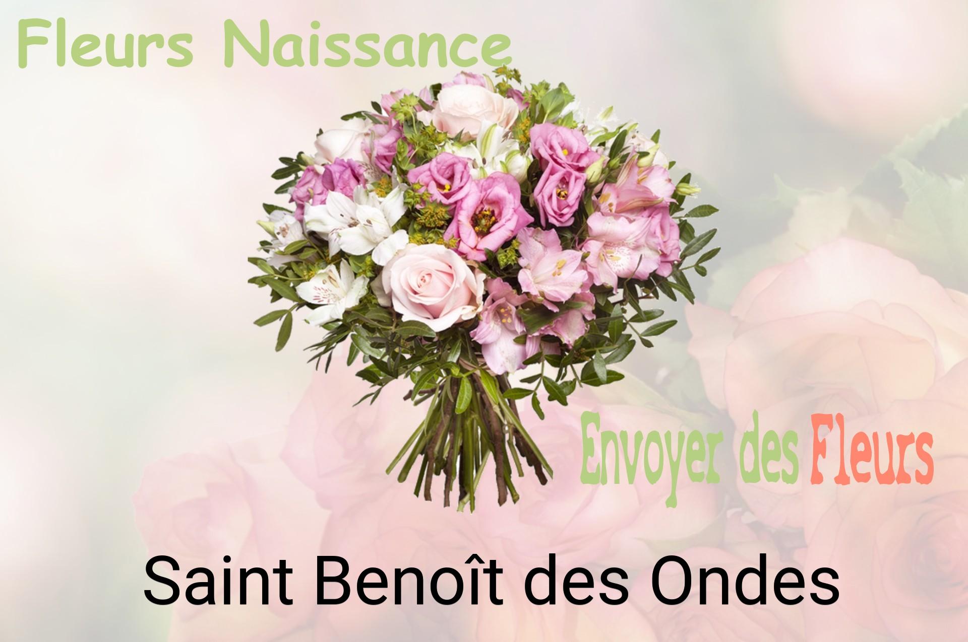 Bouquet de fleurs de naissance livré à Saint-Benoît-des-Ondes